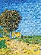 Vincent Van Gogh A Lane near Arles oil painting reproduction